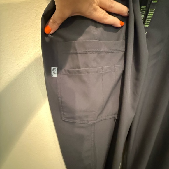 Med Couture Activate Gray Scrub Pants - Picture 2 of 4